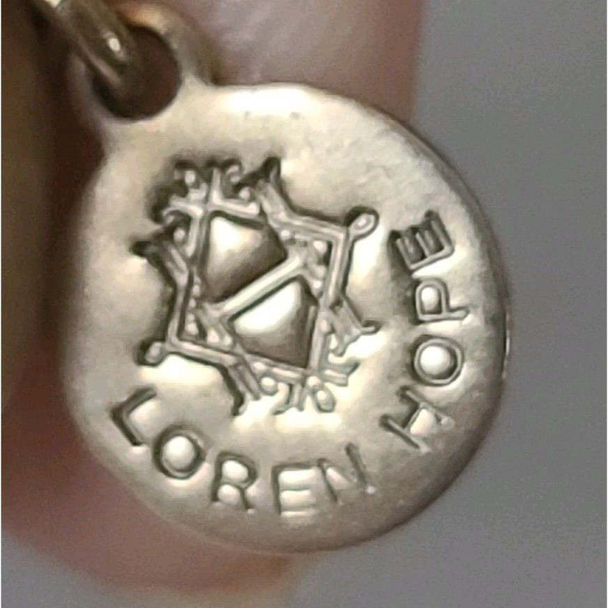 Rare Vintage Loren Hope Goldtone Textured Mcm Sand Dollar Bracelet — image 3 of 8